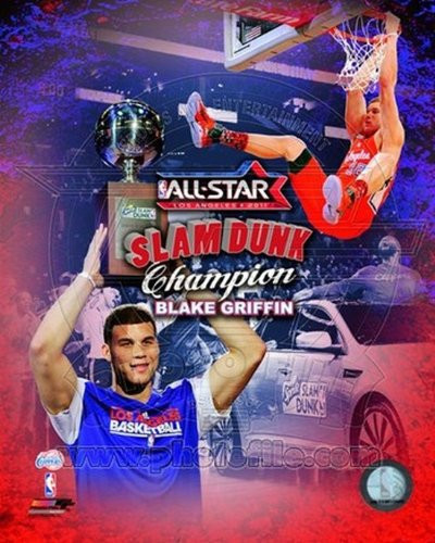 Blake Griffin 2011 Nba Slam Dunk Champion Portrait Plus Photo Print 8 x 10