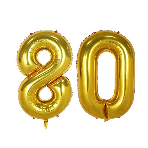 40inch Gold Number 80 Balloon Party Festival Decorations Birthday Anniversary Jumbo foil Helium Balloons Party Supplies use Them as Props for Photos 40inch Gold Number 80 40inch Gold Number 80 Balloon Party Festival Decorations Birthday Anniversary Jumbo foil Helium Balloons Party Supplies use Them as Props for Photos 40inch Gold Number 80