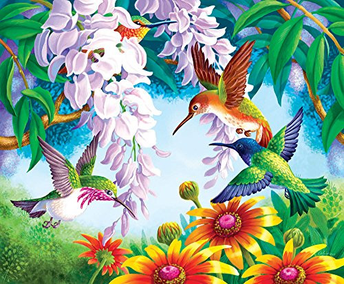 Hummingbird Fly By 1000 Piece Jigsaw Puzzle by SunsOut