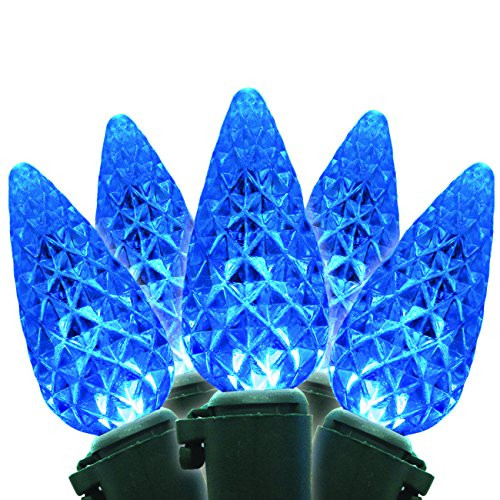 Brite Star 35 Lt C6 Faceted Led Light Set, Blue