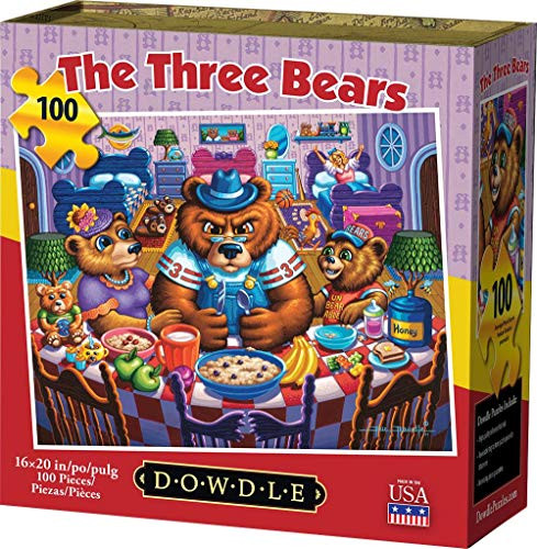 Dowdle Jigsaw Puzzle - The Three Bears - 100 Piece