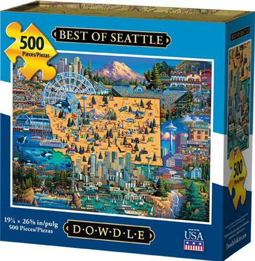 Dowdle Jigsaw Puzzle - Best of Seattle - 500 Piece