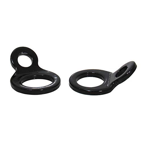 Pit Posse PP2832 Motorcycle Dirtbike ATV Trailer Truck Tie Down Strap Rings  Strap Your Bike Securely Without Scratching Handlebars  Fits Coated Tie Down Hooks  Large Loop To Hook Your Bike