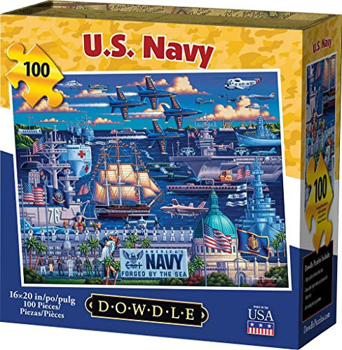 Dowdle Jigsaw Puzzle - US Navy - 100 Piece