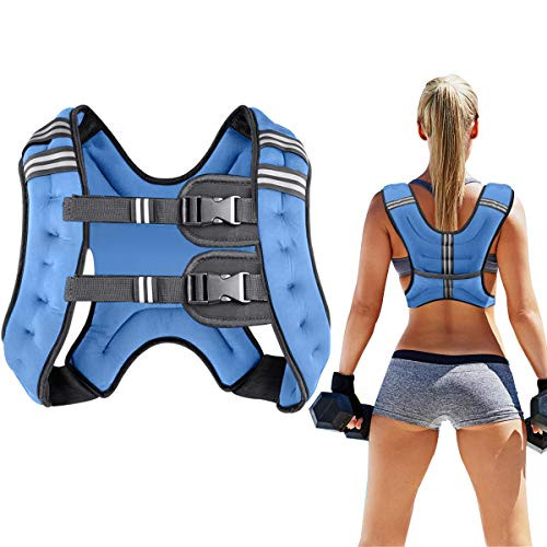 Prodigen Running Weight Vest for Men Women Kids 8 Lbs Body Weight Vests for Training Workout Jogging Cardio Walking Elite Adjustable Weighted Vest Workout EquipmentBlue8lbs Prodigen Running Weight Vest for Men Women Kids 8 Lbs Body Weight Vests for Training Workout Jogging Cardio Walking Elite Adjustable Weighted Vest Workout EquipmentBlue8lbs
