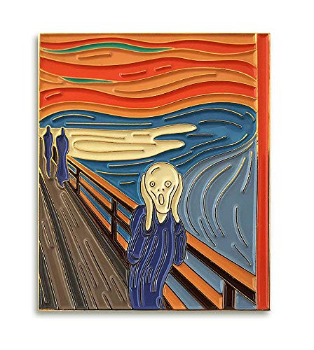 Pinsanity The Scream by Edvard Munch Enamel Lapel Pin