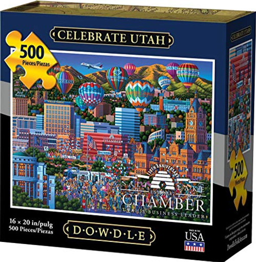 Dowdle Jigsaw Puzzle - Celebrate Utah - 500 Piece Dowdle Jigsaw Puzzle - Celebrate Utah - 500 Piece