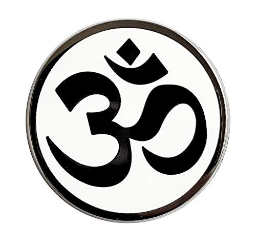 Pinsanity Yoga Aum Symbol Enamel Lapel Pin
