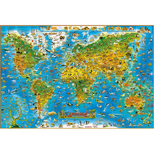 GuDoQi Wooden Jigsaw Puzzles 1000 Piece for Adults Animal World Map Puzzle for Kids Teens Intellectual Educational Large Puzzle Game Toys Gift GuDoQi Wooden Jigsaw Puzzles 1000 Piece for Adults Animal World Map Puzzle for Kids Teens Intellectual Educational Large Puzzle Game Toys Gift