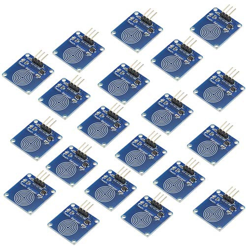 WMYCONGCONG 20 PCS TTP223B Digital Touch Capacitive Sensor Switch Module DIY for Arduino (20PCS)