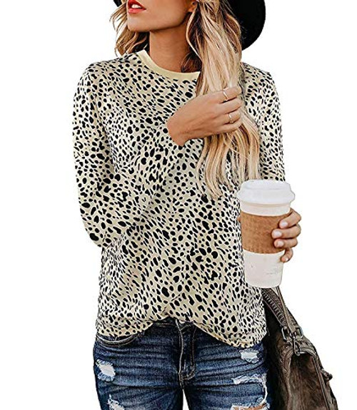 Tracpos Womens VNeck Solid Button Front Knitwears Long Sleeve Casual Cardigans Sweater Beige02Leo Long XXLarge