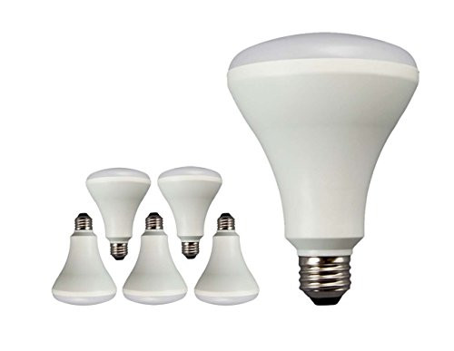 TCP LBR306527KND6 65W Equivalent BR30 LED Flood Light Bulbs, Non-Dimmable, Soft White (6 Pack), 2700 Kelvin, Daylight