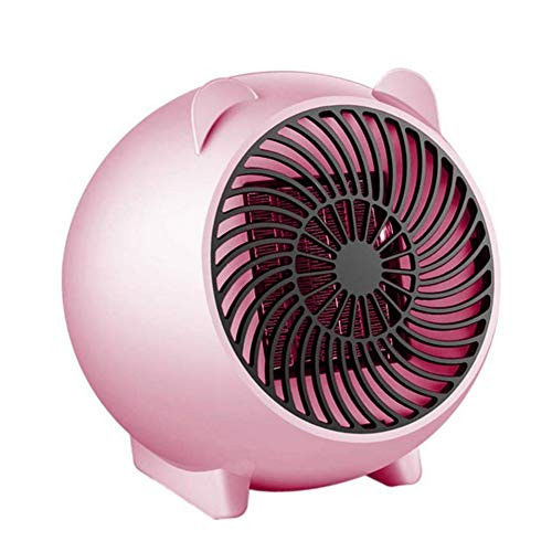 Mini Space Heater, SAYTAY Space Heater Mini Safe Personal Portable Electric Heaters Fan with PTC Ceramic Heating Element and Overheat Protection, Space Heaters for Office, Desktop, Home, Room (Pink) Mini Space Heater, SAYTAY Space Heater Mini Safe Personal Portable Electric Heaters Fan with PTC Ceramic Heating Element and Overheat Protection, Space Heaters for Office, Desktop, Home, Room (Pink)