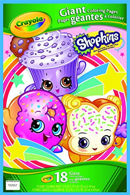 Crayola Shopkins Giant Coloring Pages Crayola Shopkins Giant Coloring Pages