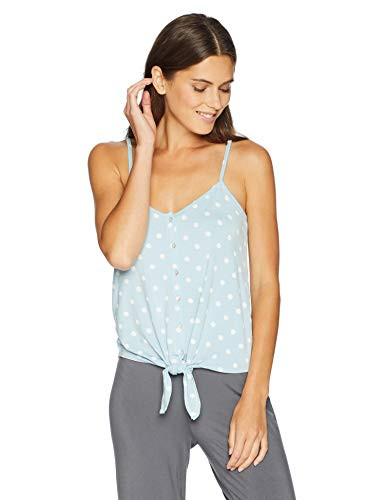 PJ Salvage Womens LOUNGIN Around CAMI Ice Blue Small