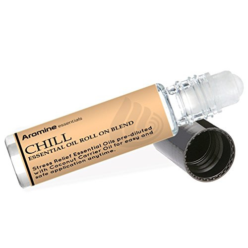 Chill Stress Reducer and Relaxation Essential Oil Roll On PreDiluted 10ml 13 fl oz