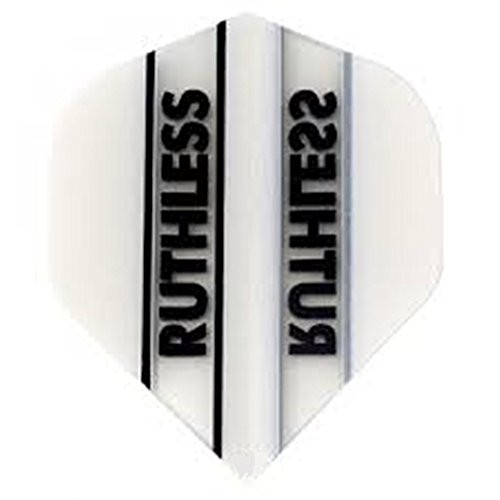 US Darts  3 Sets 9 Flights Xtra Strong 100 Micron Ruthless Standard ClearWhite Dart Flights