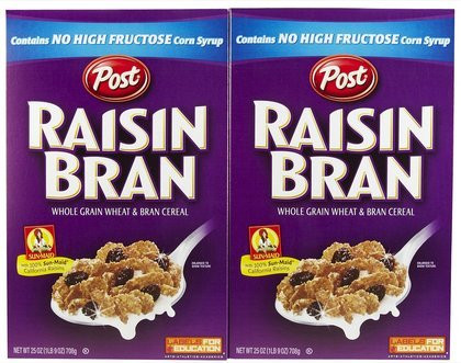 Post Raisin Bran 25 Ounce Quantity of 2