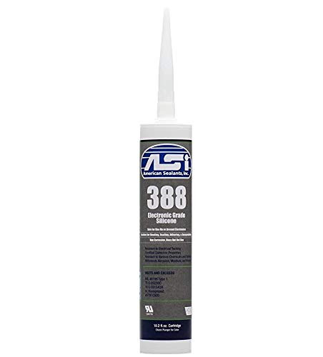 ASI 388 Clear Electronic Grade Silicone  102 oz Squeeze Tube