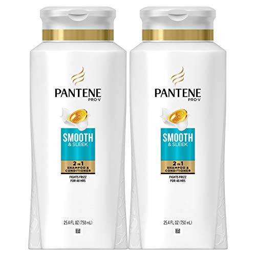 Pantene Shampoo and Conditioner 2 in 1 ProV Smooth and Sleek for Dry Hair 254 fl oz Twin Pack Pantene Shampoo and Conditioner 2 in 1 ProV Smooth and Sleek for Dry Hair 254 fl oz Twin Pack