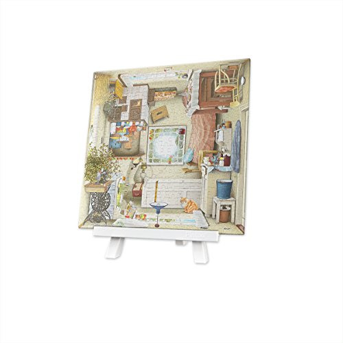 Pintoo - P1197 - Jacek Yerka - Polish Cuisine - 256 Piece Mini Plastic Puzzle