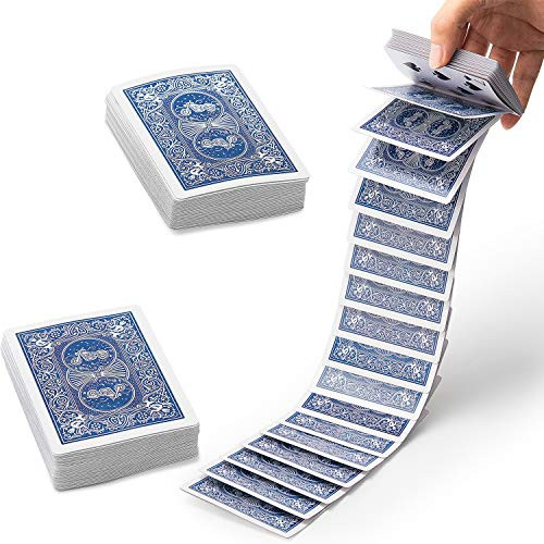 3 Sets Electric Deck Acrobatics Waterfall Card Prank Trick Gag Poker Magician Beginner Poker Card Magic Tricks Special Deck Close Up Street Gimmick Illusion Prop Magic Gimmick Funny Props