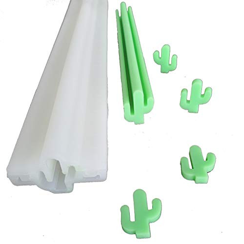 XHaibei Cactus Tube Column Silicone Soap Mold Embed Soap Cold Process Making Supplies