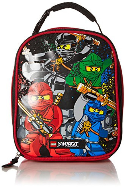 LEGO Kids Ninjago Team Lunch Backpack Red One Size LEGO Kids Ninjago Team Lunch Backpack Red One Size