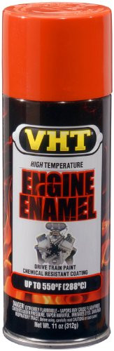 VHT ESP1200076 PK Chrysler HemiOrange High Temperature Engine Enamel  11 oz Aerosol Case of 6