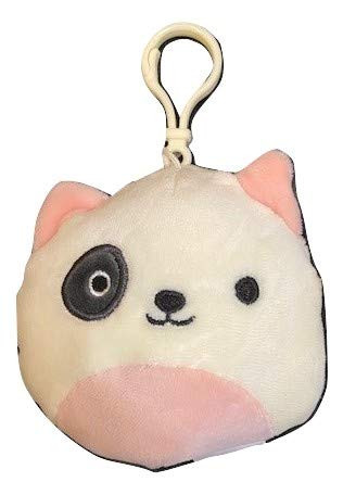 Squishmallow Kellytoy 35 Inch Dog Clip On Keychain 35 Charlie The Pink Puppy