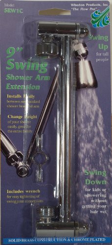Whedon Products SRW1C Swing Arm Shower 9Inch Chrome