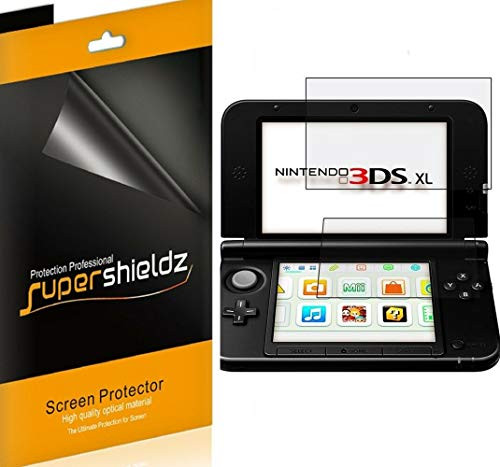 3 Pack Supershieldz for Nintendo 3DS XL Screen Protector 023mm High Definition Clear Shield PET