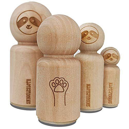 Cute Cat Paw Rubber Stamp for Stamping Crafting Planners  34 Inch Small