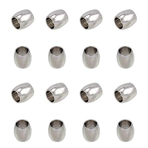 UNICRAFTALE 100pcs 6mm Barrel Pattern Spacer Beads Stainless Steel Loose Beads Metal Small Hole Spacer Beads Smooth Surface Beads Finding for DIY Bracelet Necklace Jewelry Making Hole 4mm UNICRAFTALE 100pcs 6mm Barrel Pattern Spacer Beads Stainless Steel Loose Beads Metal Small Hole Spacer Beads Smooth Surface Beads Finding for DIY Bracelet Necklace Jewelry Making Hole 4mm