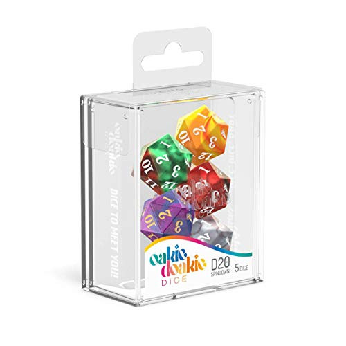 Oakie Doakie Dice D20 Spindown Assortment  Gemidice Selection