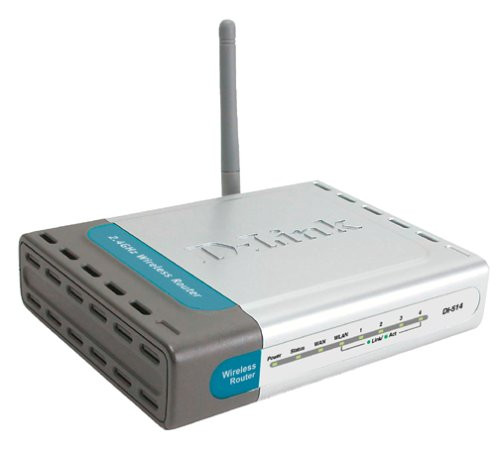 D-Link DI-514 Wireless Cable/DSL Router, 4-Port Switch, 802.11b, 11Mbps D-Link DI-514 Wireless Cable/DSL Router, 4-Port Switch, 802.11b, 11Mbps