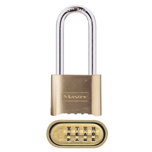 Master Lock Padlock, Set Your Own WORD Combination Lock, 2 in. Wide, 175DLHWD Master Lock Padlock, Set Your Own WORD Combination Lock, 2 in. Wide, 175DLHWD