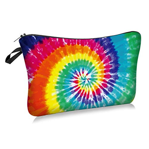 Tie Dye Cosmetic Bag Makeup BagsSmall Makeup Pouch Travel Toiletry Organizer With Zipper For Women Girls