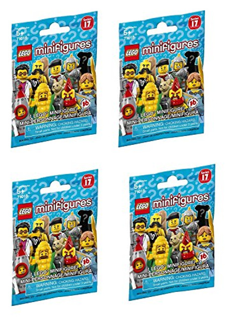 LEGO Minifigures Series 17 - Random Set of 4 Packs (71018) LEGO Minifigures Series 17 - Random Set of 4 Packs (71018)