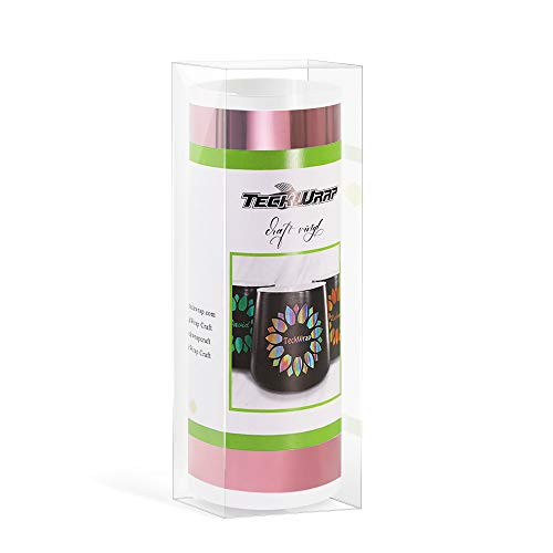 TECKWRAP Rose Gold Chrome Adhesive Vinyl  55 x 10ft Adhesive Decal Roll