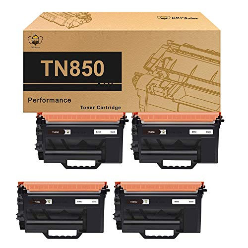 CMYBabee Compatible Toner Cartridge Replacement for Brother TN850 TN850 TN 850 Black 4 Pack CMYBabee Compatible Toner Cartridge Replacement for Brother TN850 TN850 TN 850 Black 4 Pack