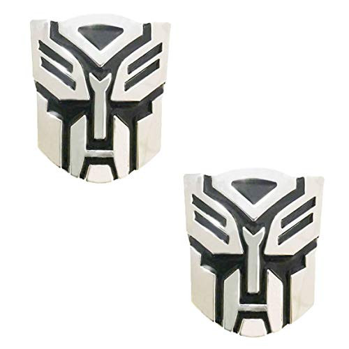Pack of 2 Transformer Autobots Metal 3D Auto Emblem