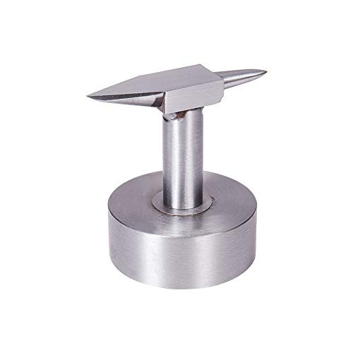 PH PandaHall Steel Professional Jewelry Double Horn Anvil Jewelers Metalworking Tool with Wide Base for Jewelry Making