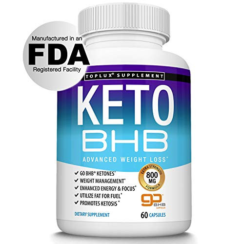 Keto Pills Ketosis Diet BHB Salt Natural Ketosis Using Ketone Ketogenic Diet Support Energy Focus with Exogenous Ketones Support Keto Diet Perfect for Men Women 60 Capsules Toplux Supplement Keto Pills Ketosis Diet BHB Salt Natural Ketosis Using Ketone Ketogenic Diet Support Energy Focus with Exogenous Ketones Support Keto Diet Perfect for Men Women 60 Capsules Toplux Supplement