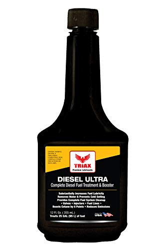 Triax Diesel Ultra Complete Diesel Fuel Treatment  Booster  High Fuel Lubricity Boost  MPG Booster  Complete Diesel Cleanup  Winter Treat  Cetane Booster 12 oz Pack of 1