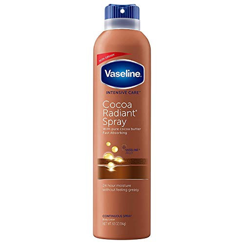 Vaseline Spray  Go Moisturizer Cocoa Radiant 65 oz