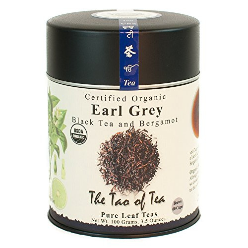 The Tao of Tea Earl Grey Black Tea Loose Leaf 35Ounce Tins Pack of 3
