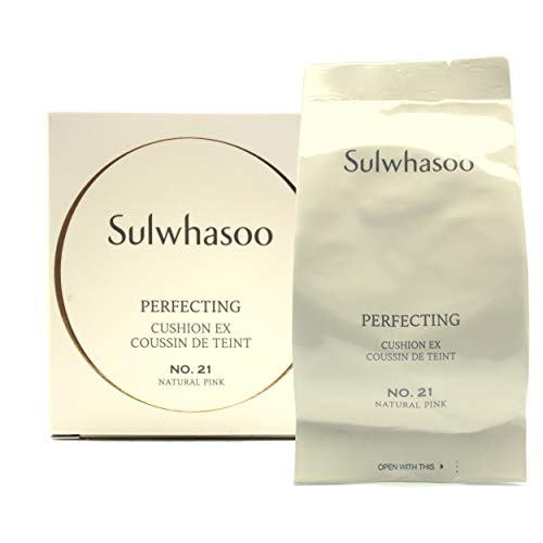 Sulwhasoo Perfecting Cushion Refill #21 Natural Pink 15g Refill Only 2020 Renewal Version Amore Pacific