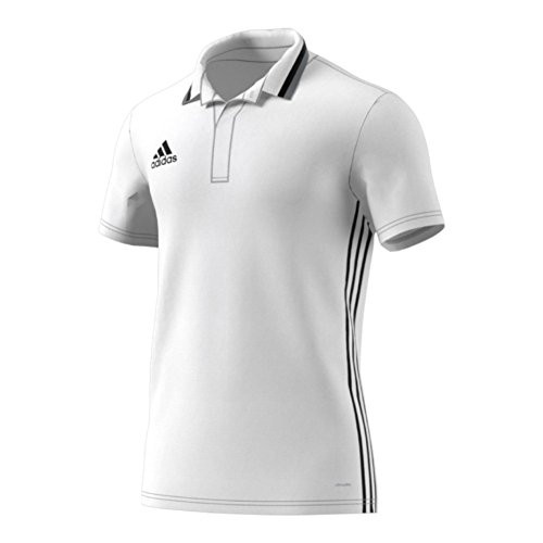 adidas Mens Soccer Condivo 16 Climate Polo XXLarge WhiteBlack