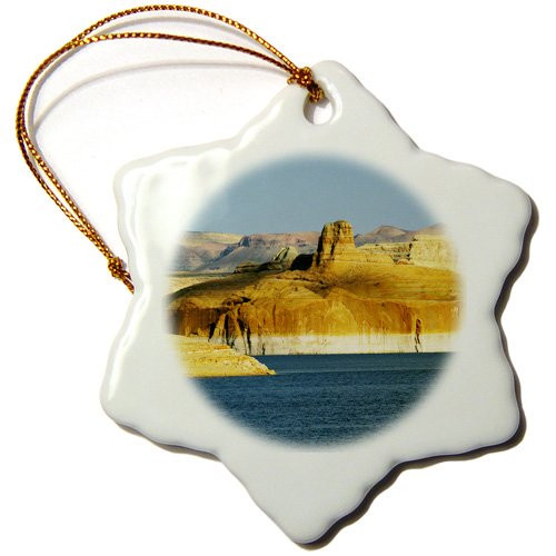 3dRose ORN_142502_1 Lake Powell, Glen Canyon, Page, Arizona, USA Us03 Mhe0049 Michel Hersen Snowflake Ornament, Porcelain, 3-Inch 3dRose ORN_142502_1 Lake Powell, Glen Canyon, Page, Arizona, USA Us03 Mhe0049 Michel Hersen Snowflake Ornament, Porcelain, 3-Inch